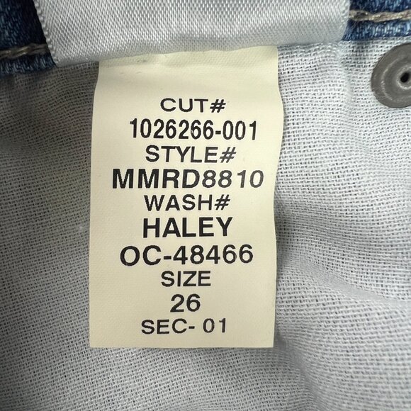 Not Your Daughters Jeans Women's 28x29* Brooke Loose Straight Blue Denim Tag 26 - Picture 9 of 16